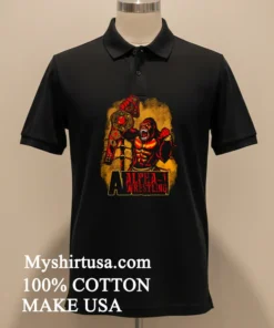 Alpha Wrestling A1 Champ Gorilla new t-shirt