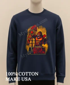 Alpha Wrestling A1 Champ Gorilla new t-shirt