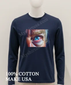 American Flag In Trump S Eyes funny america t-shirts