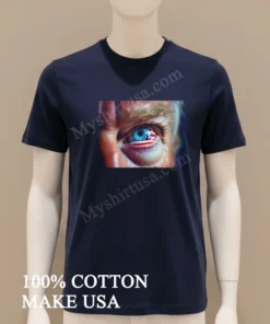 American Flag In Trump S Eyes funny america t-shirts