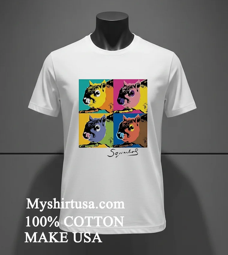 Andy Warhol Humor Sq Warhol Art Shirt - white-t-shirt Andy Warhol Humor Sq Warhol Art Shirt White T Shirt 3