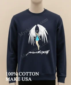 Angel With Poison The Well Script Graphic Design funny america t-shirts