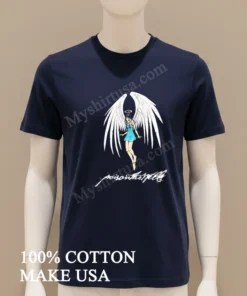 Angel With Poison The Well Script Graphic Design funny america t-shirts