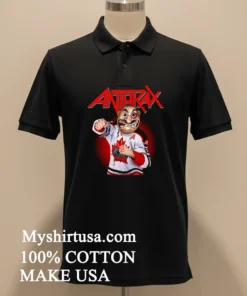 Anthrax Metal Band Mascot Hockey Jersey Graphic funny america t-shirts