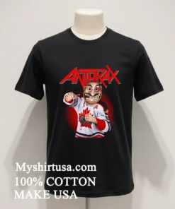 Anthrax Metal Band Mascot Hockey Jersey Graphic funny america t-shirts
