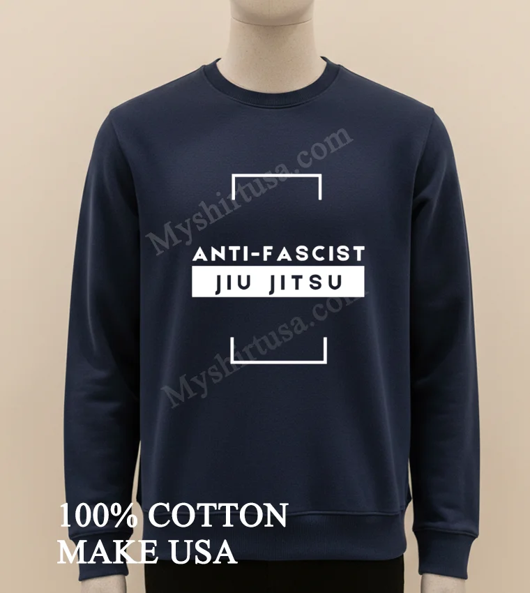 Anti Fascist Jiu Jitsu new t-shirt - long sleve shirt Anti Fascist Jiu Jitsu Shirt Long Sleve Shirt
