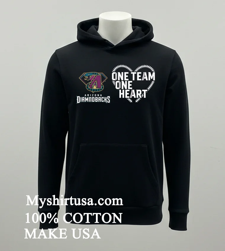 Arizona Diamondbacks One Team One Heart Mlb Shirt Balck Shirt