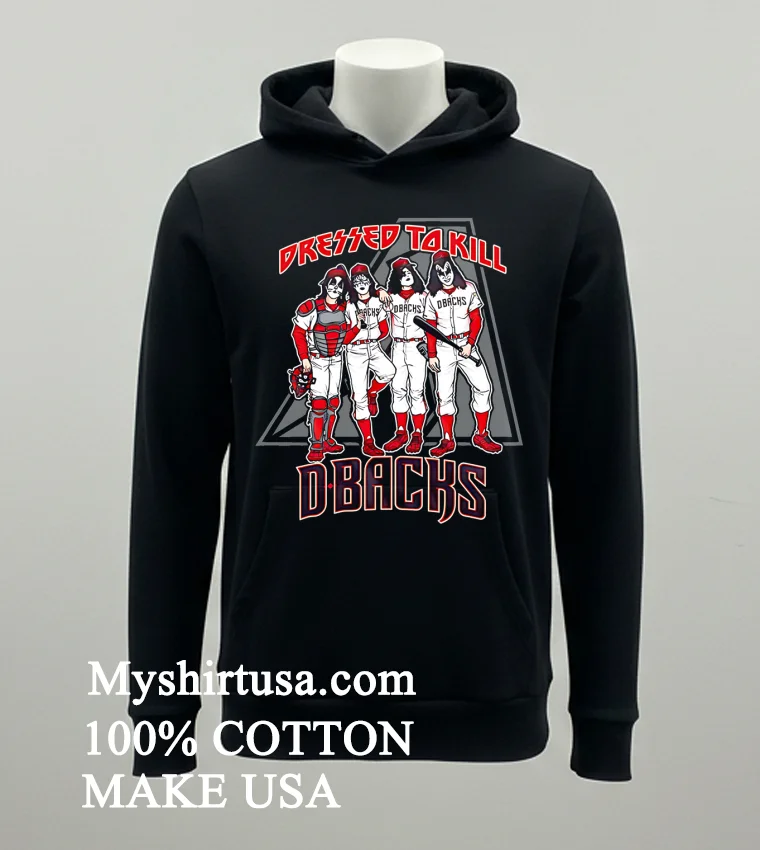 Arizona Diamondbacks X Dressed To Kill Shirt - balck-shirt Arizona Diamondbacks X Dressed To Kill Shirt Balck Shirt