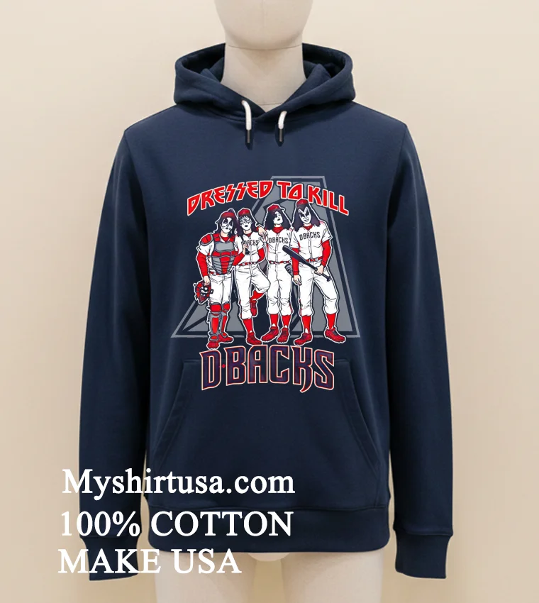 Arizona Diamondbacks X Dressed To Kill Shirt Navy Shirt 1