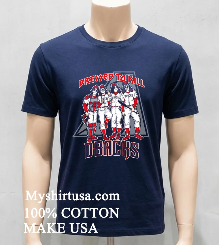 Arizona Diamondbacks X Dressed To Kill Shirt Navy Shirt