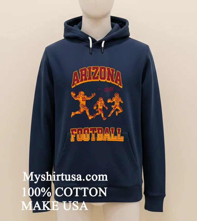 Arizona Football 1898 Retro Shirt - navy-shirt Arizona Football 1898 Retro Shirt Navy Shirt 1