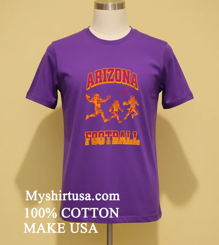 Arizona Football 1898 Retro Shirt - purple-shirt Arizona Football 1898 Retro Shirt Purple Shirt