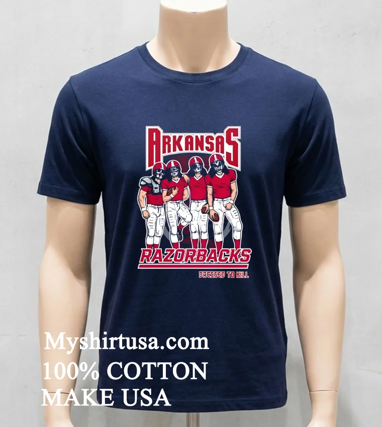 Arkansas Razorbacks X Dressed To Kill Shirt Navy Shirt