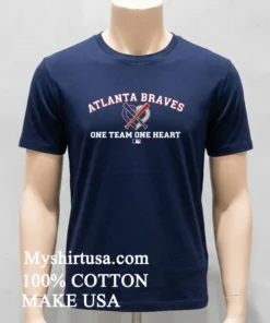 Atlanta Braves One Team One Heart Mlb Shirt