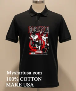 Atlanta Falcons Bijan Robinson Touchdown Skyline Shirt