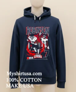 Atlanta Falcons Bijan Robinson Touchdown Skyline Shirt