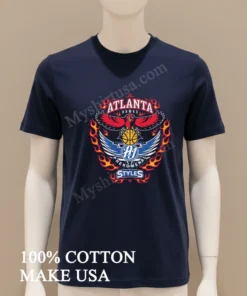 Atlanta Hawks Aj Styles Phenomenal Wwe Basketball Crossover funny america t-shirts