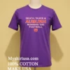 Auburn Tigers Death Taxes And Auburn Running The Football Shirt Purple Shirt