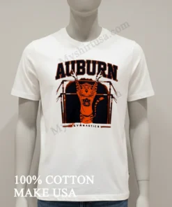 Auburn Tigers Gymnastics Mascot On Uneven Bars funny america t-shirts