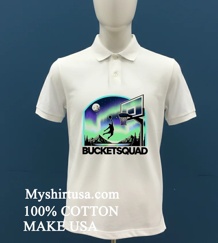 Aura Dunk Bucketsquad Neon Shirt - white-t-shirt Aura Dunk Bucketsquad Neon Shirt White T Shirt