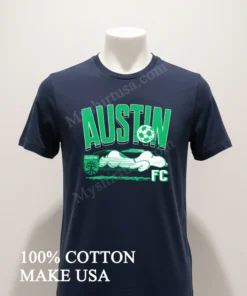Austin Fc Snoopy Running Green Soccer Ball Graphic funny america t-shirts