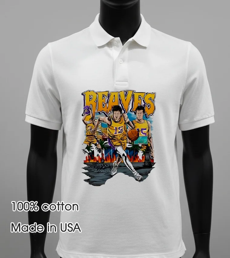 Austin Reaves Los Angeles Lakers Graphic Shirt White T Shirt 1
