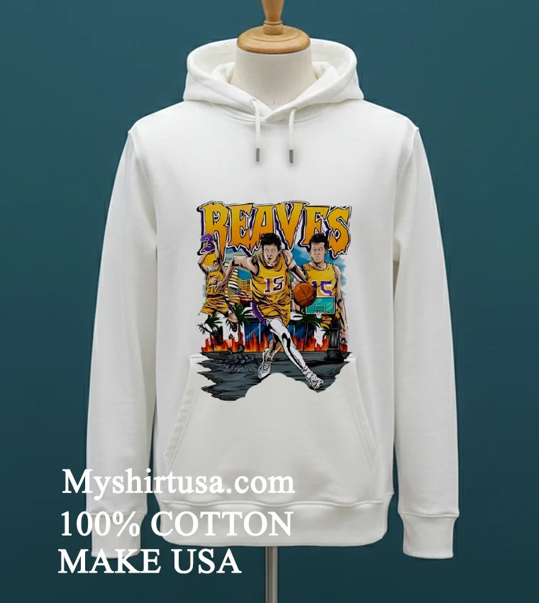 Austin Reaves Los Angeles Lakers Graphic Shirt - white-t-shirt Austin Reaves Los Angeles Lakers Graphic Shirt White T Shirt 2