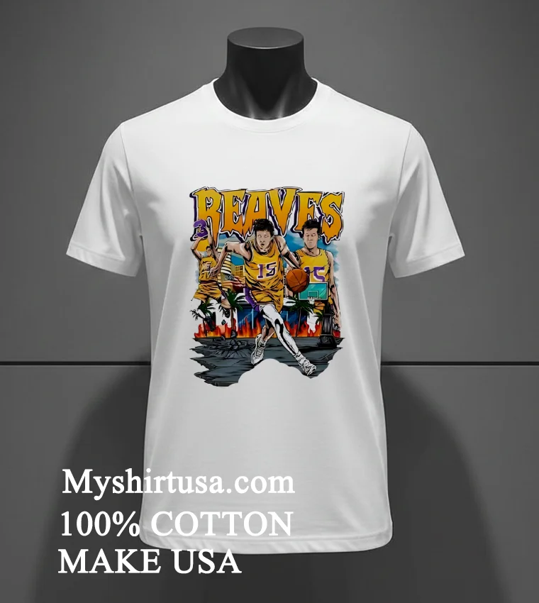 Austin Reaves Los Angeles Lakers Graphic Shirt - white-t-shirt Austin Reaves Los Angeles Lakers Graphic Shirt White T Shirt 3