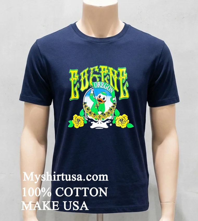 Autzen Eugene Oregon Duck Shirt - navy-shirt Autzen Eugene Oregon Duck Shirt Navy Shirt