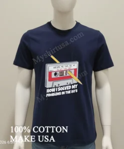 Awesome Mix Tape Vol 1 Pencil Cassette 80S funny america t-shirts
