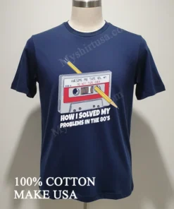 Awesome Mix Tape Vol 1 Pencil Cassette 80S funny america t-shirts