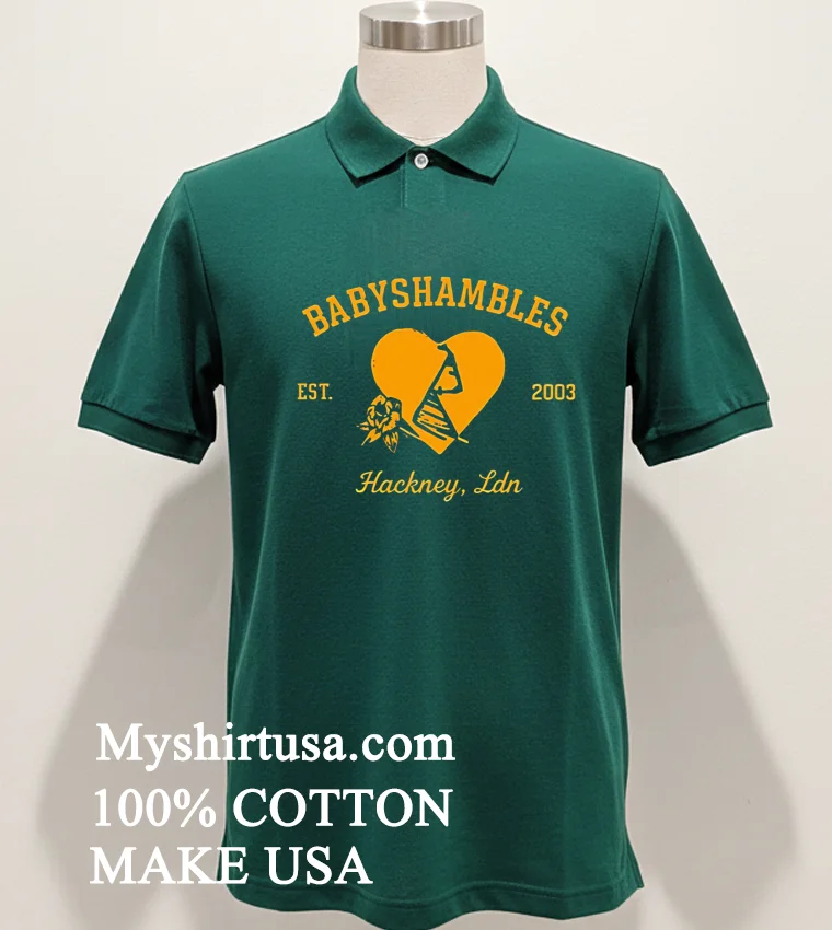 Babyshambles Heart Est 2003 Shirt Green Shirt