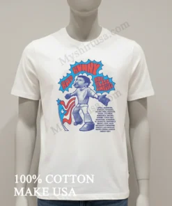 Bad Bunny God Bless America Flag Latin America Tour List funny america t-shirts