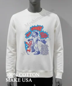 Bad Bunny God Bless America Flag Latin America Tour List funny america t-shirts