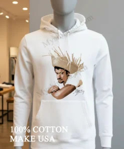 Bad Bunny Portrait With Straw Hat And Signature funny america t-shirts