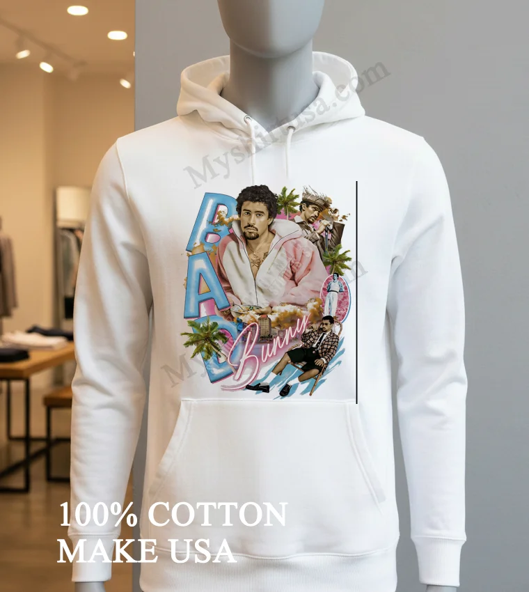 Bad Bunny Puerto Rico Latin Music Artist Collage Shirt Hoodie Shirt