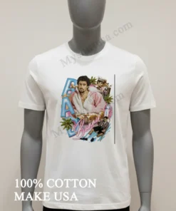 Bad Bunny Puerto Rico Latin Music Artist Collage funny america t-shirts