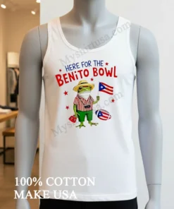 Bad Bunny Singer Standing On Puerto Rico Shield Logo Shirt