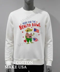 Bad Bunny Singer Standing On Puerto Rico Shield Logo Shirt