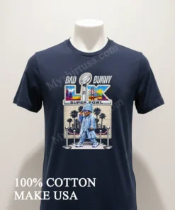 Bad Bunny Super Bowl Lx San Francisco Bay Bridge funny america t-shirts
