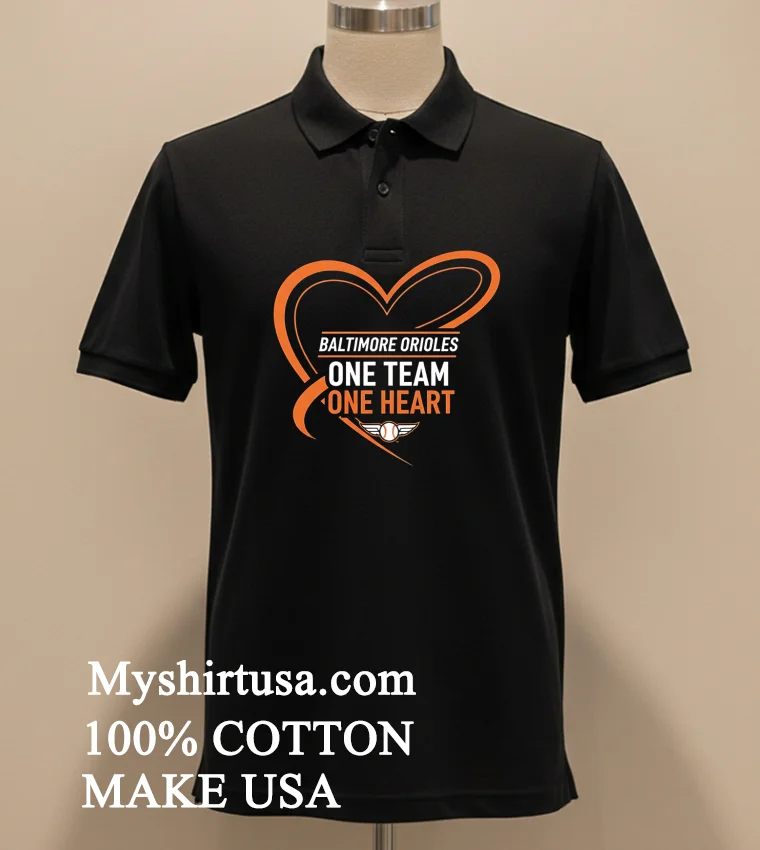 Baltimore Orioles One Team One Heart Shirt Balck Shirt 2