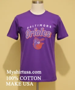 Baltimore Orioles Wonderment Retro Shirt Purple Shirt