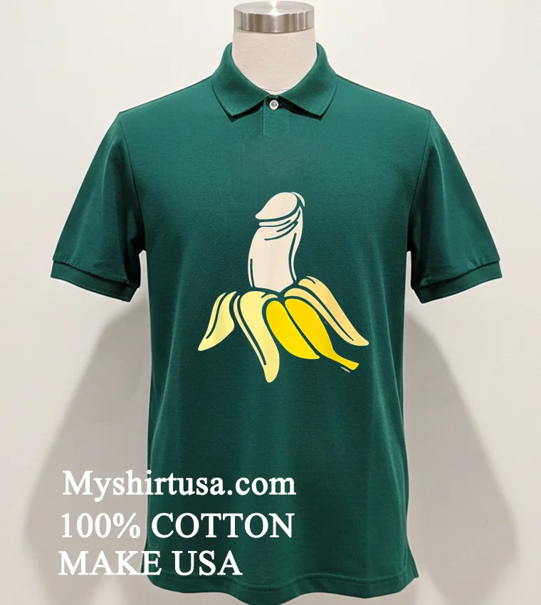 Banana Dick Shirt Green Shirt