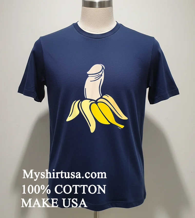 Banana Dick Shirt - navy-shirt Banana Dick Shirt Navy Shirt 1