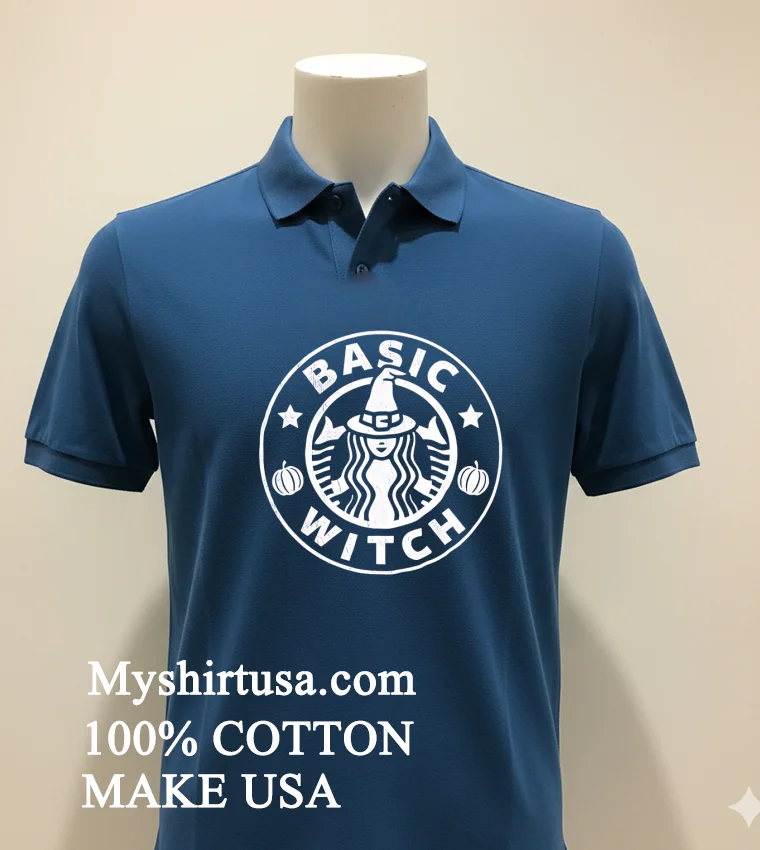Basic Witch Halloween Pumpkin Shirt Navy Shirt 2
