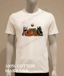 Battle Of The Century Basketball Godzilla And Giant funny america t-shirts