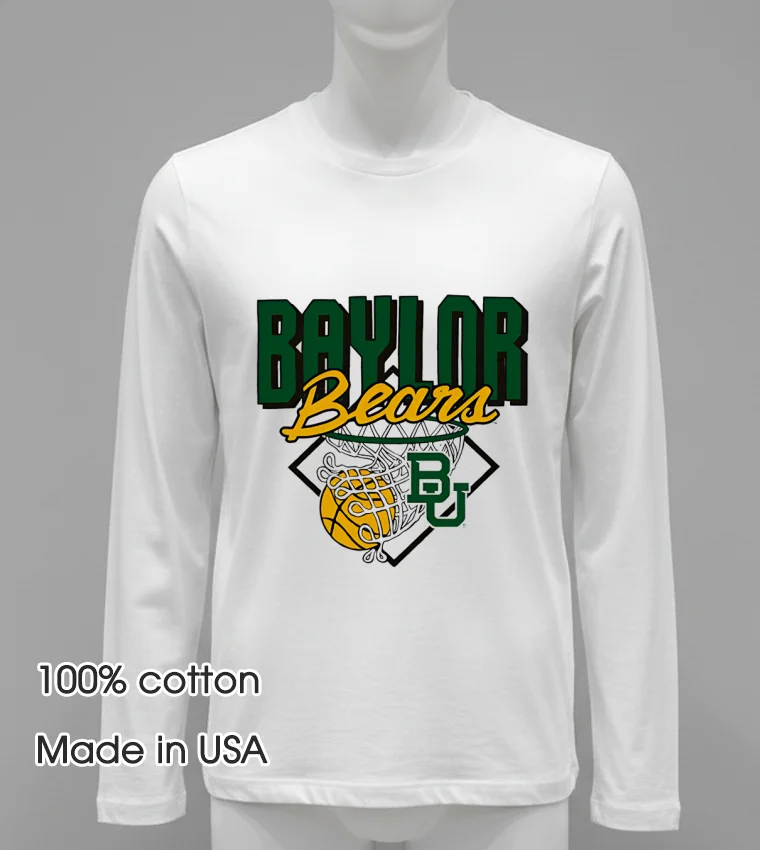 Baylor Bears Nothing But Net Shirt White T Shirt