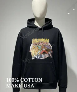 Bazinga The Big Bang Theory Cast Superhero Parody funny america t-shirts