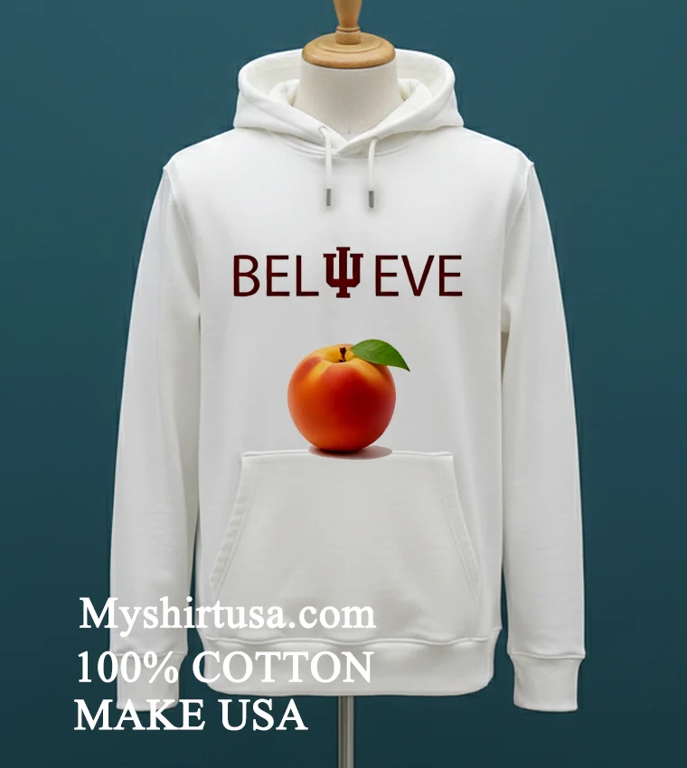 Believe Indiana Hoosiers Peach Bowl Champions Shirt White T Shirt 1