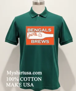 Bengals Tiger Beer And Brews Logo T Shirt